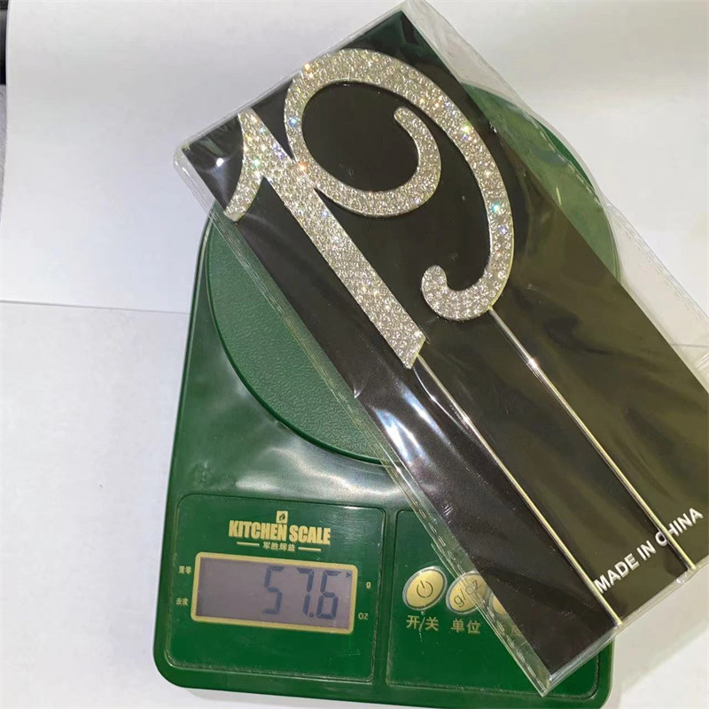 Picture of Wedding cake insert card foreign trade best selling wedding cake accessories large number 50 60 70 90