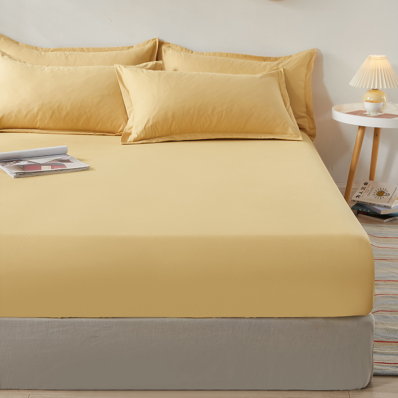 Pure cotton sanding bed hat single-piece sanding Simmons protective cover dustproof mattress cover sheet bedspread non-slip bedspread