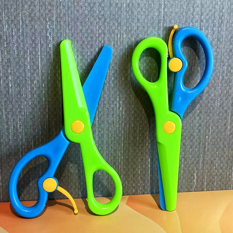 Picture of Children's Scissors, Safe, Handmade, Round-Headed, Stationery, Kindergarten Paper-Cutting, Primary School Students' Art, Art and Craft, Office Scissors Wholesale
