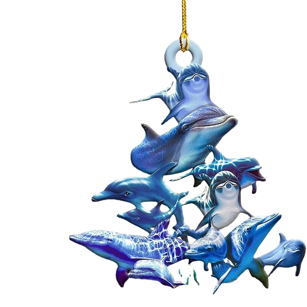 New Christmas Tree Decoration Animal DIY Pendant Christmas Party Gift Elk Creative Handmade