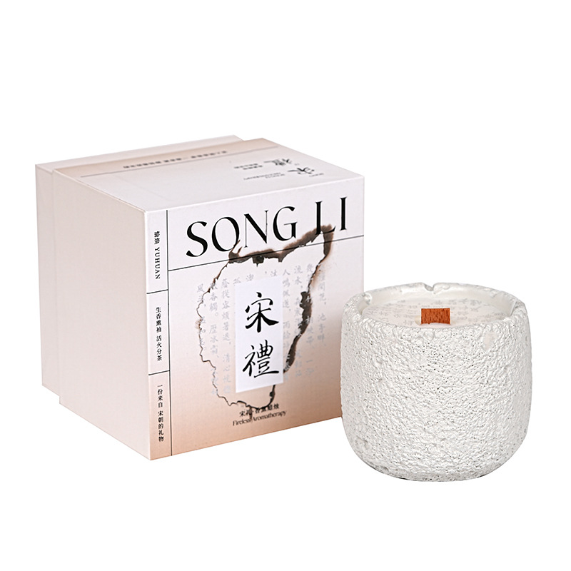 Picture of Song Li Lengshan Aromatherapy Candle Gift Box Niche Advanced Creative Accompanying Gift suit Bedroom Lasting Fragrance Ornaments
