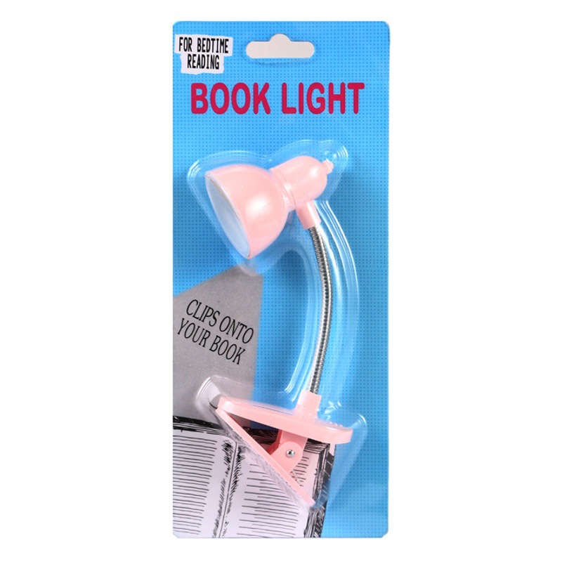 Cute Girly Heart Mini Table Lamp Creative Eye Protection Reading Clip Lamp Bedside Night Light Portable Book Clip Lamp