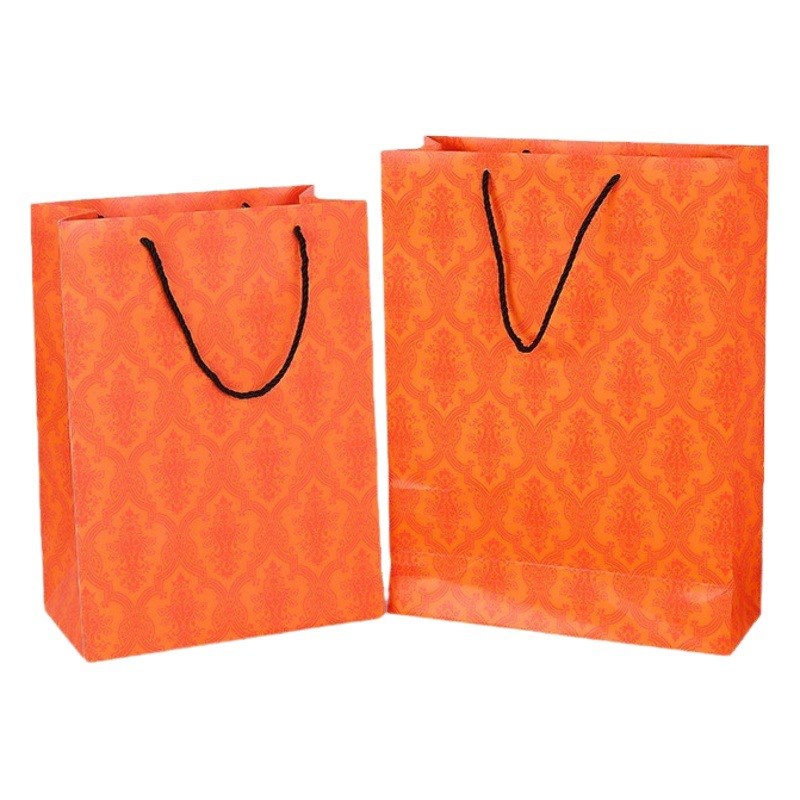 High-End Pink Gift Bag Customized Satchel Gift Box Packaging Bag Large Gift Shopping Bag Blue White Cardboard Bag