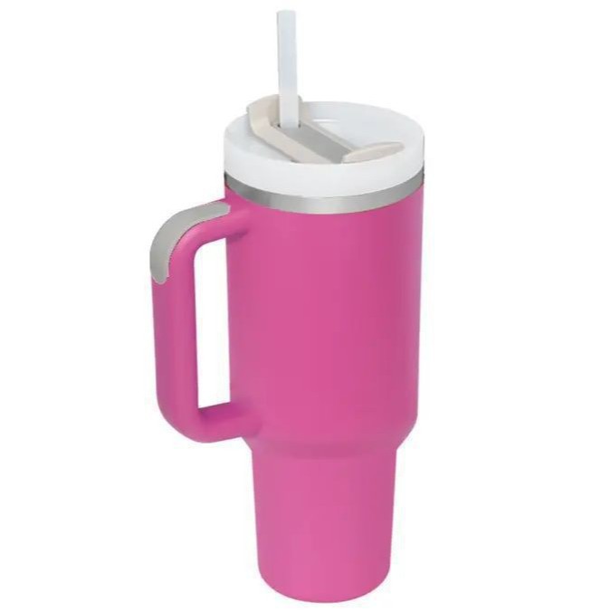 Picture of Cross-border 40oz generation second generation car cup 304 stainless steel handle thermos cup large capacity straw ice cup