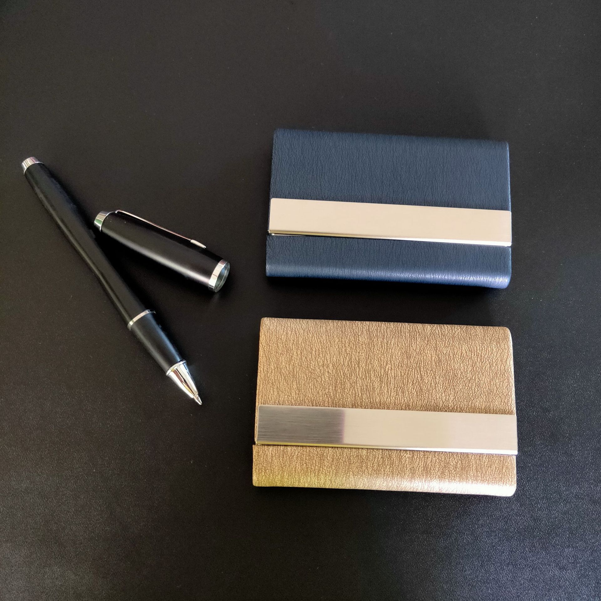 PU business card holder metal business card holder stainless steel business card holder business card case stainless steel business card holder manufacturers