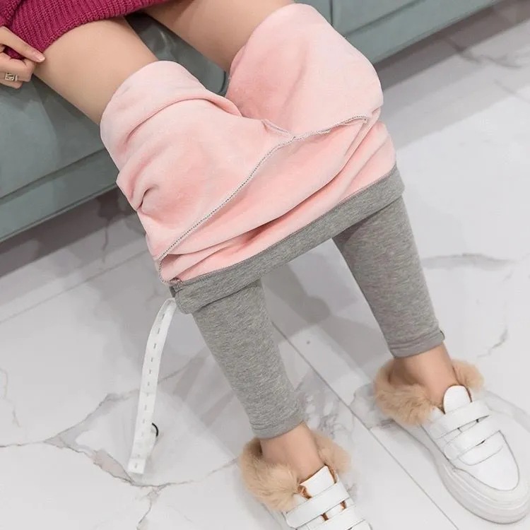 Picture of Maternity Dress Slim-Fit Bottoming Pants Autumn and Winter Outer Wear Velvet Pants Tight-Fit Fashionable Warming Pants