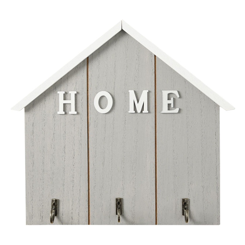 Picture of Entrance door key hook storage living room home wooden wall creative hallway ornaments pastoral decoration wall hanging