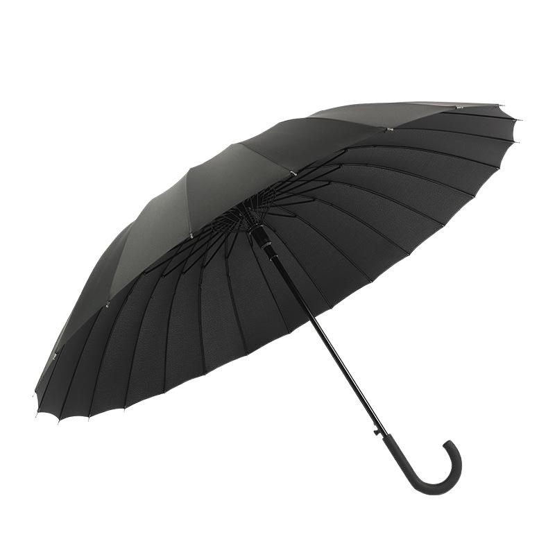 24 Bone Waterproof Case Automatic Umbrella Large Wholesale Oversized Double Three Person Long Handle Sunny Umbrella Custom Advertising Umbrella