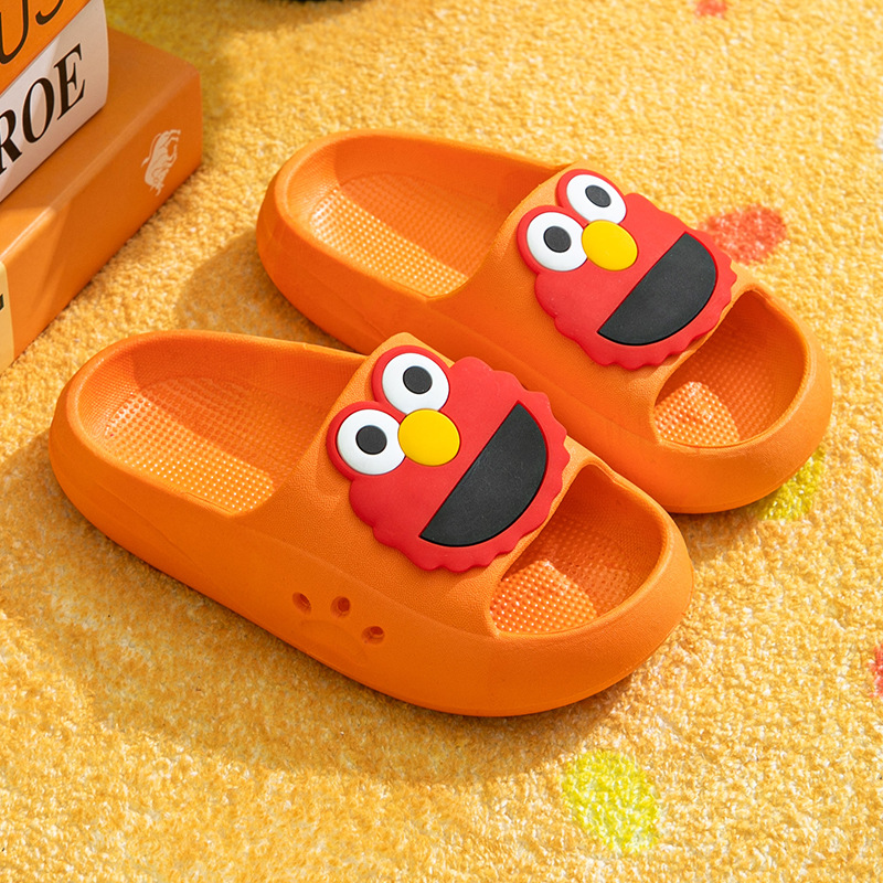 Picture of EVA Children's Slippers Cute Cartoon Boys and Girls Baby Children's Bean Shoes Big Children's Parent-Child Summer Slippers
