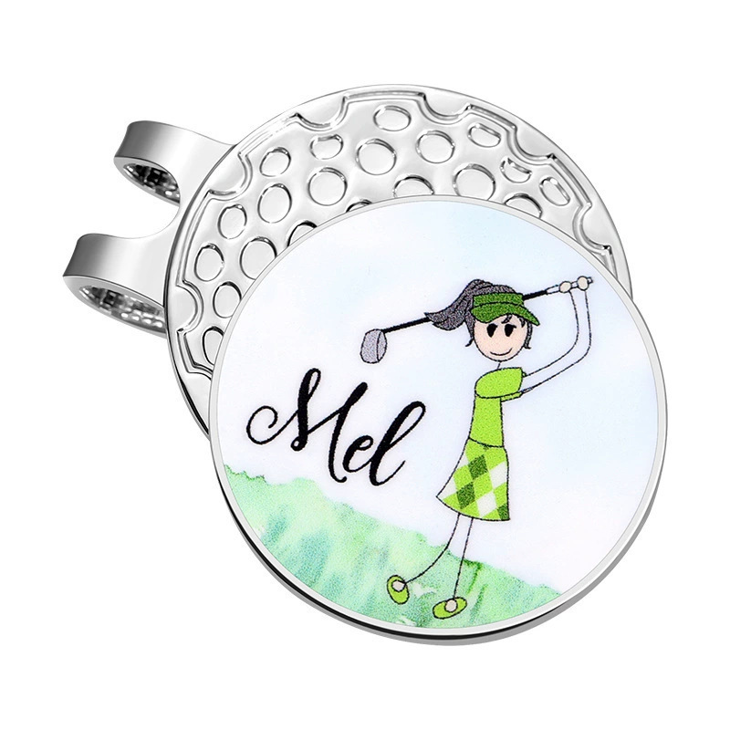 Picture of Golf cap clip magnetic ball mark metal mark cross-border hot sale