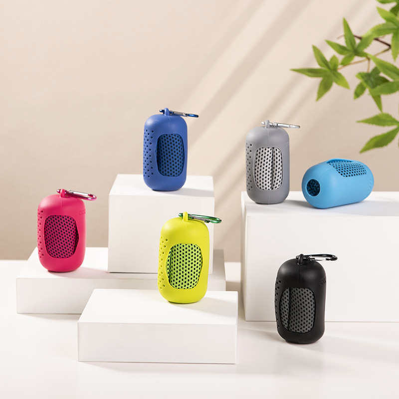 Summer Ice Silk Cool Outdoor Cooling Ice Towel Niche Portable Mini Silicone Cool Towel Fitness Towel