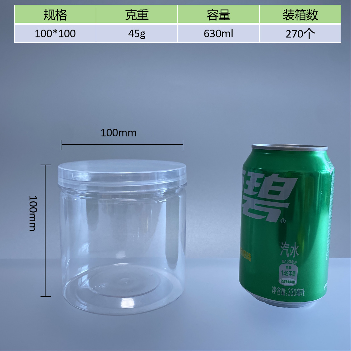 In-Stock Aluminum-Lid Plastic Tea Cans, Pet Material, Wide-Mouth Round Sealed Honey Cans, Moisture-Proof and Sealed