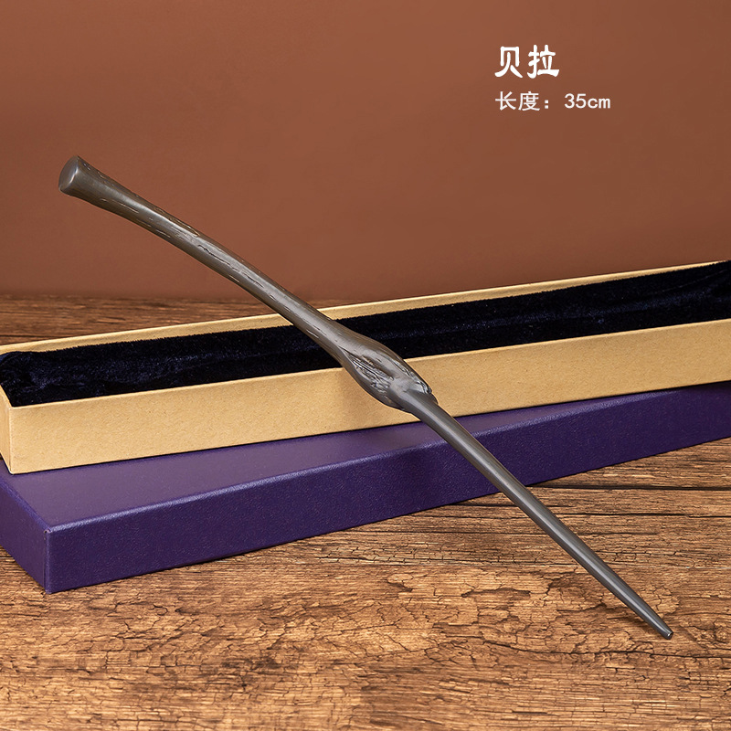 Picture of Harry Magic Wand Hermione Magic Wand Dumbledore cos Props Halloween Metal Core in stock Bare Wand