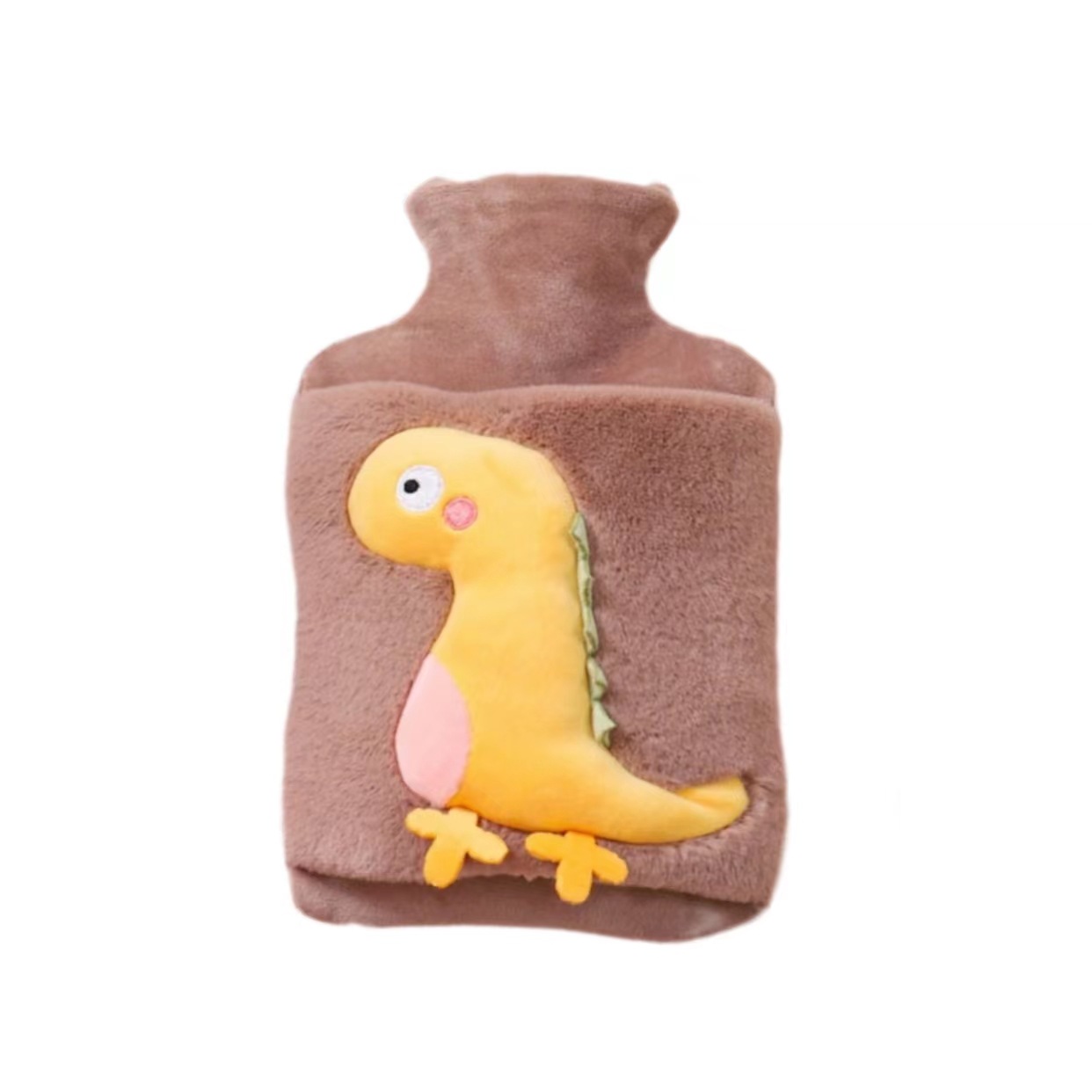 Picture of Cartoon Pvc Hot Water Bottle Filled with Water, Thickeneded Explosion-Proof Ring, Warm Hand Treasure, Removable and Washable Baby Warmer, Wholesale Dinosaur