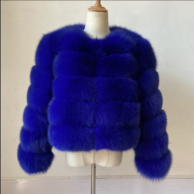 Picture of Fur European and American best selling faux fox fur faux fur coat women's short long sleeve fur faux fur coat