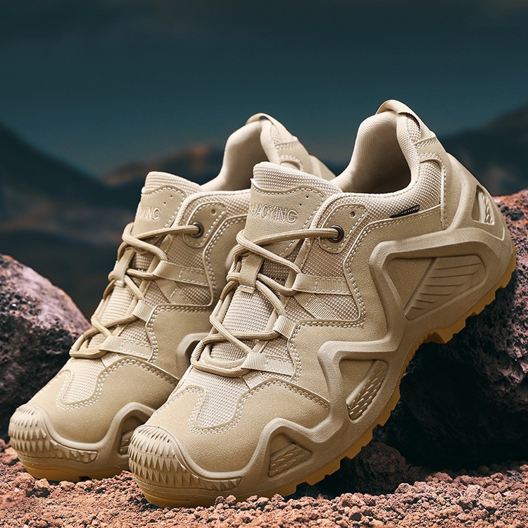 Cross-border outdoor shoes men's new outdoor tooling shoes hiking shoes low-top training shoes men's work non-slip hiking shoes