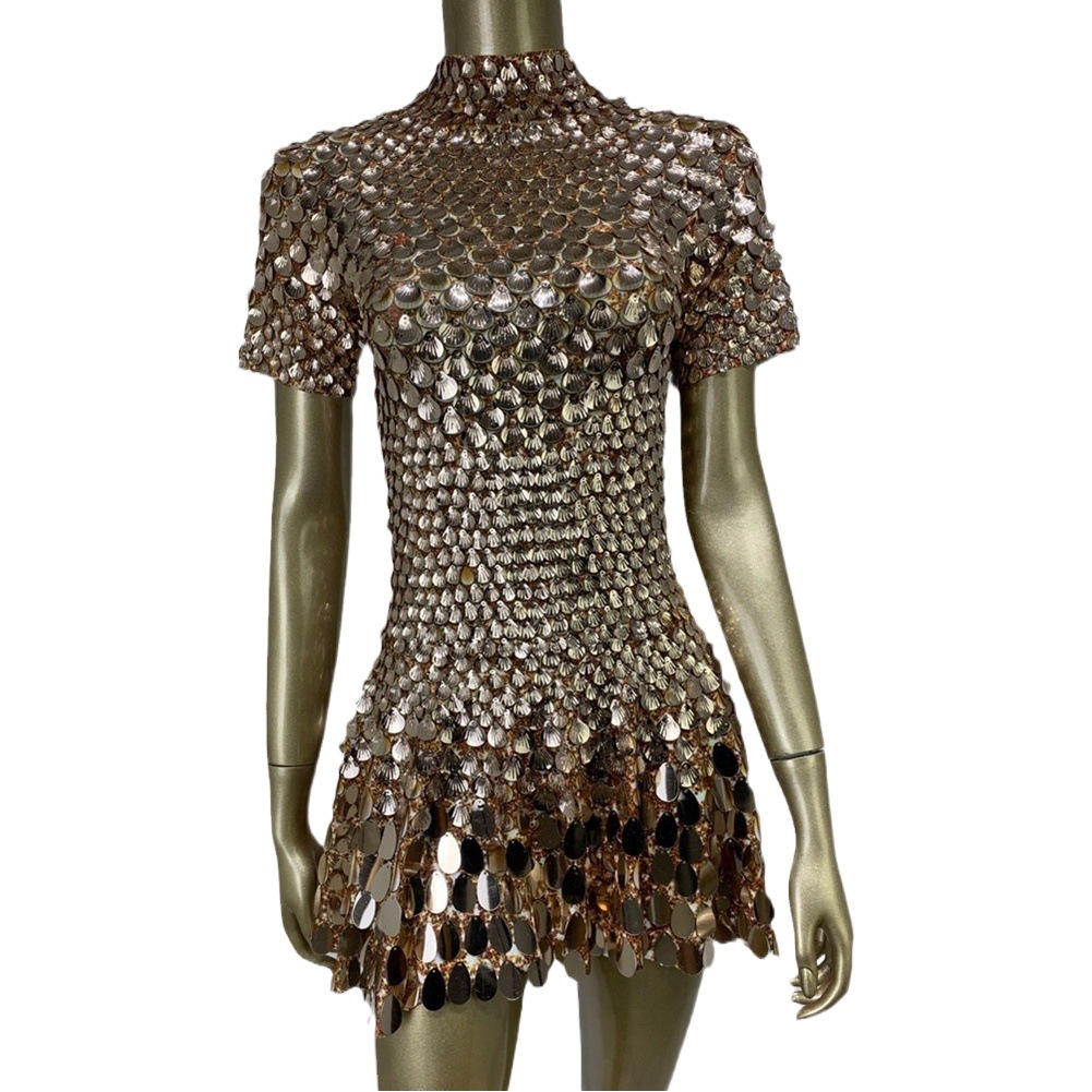 In stock cross-border new super shiny dress Amazon popular European and American y2g banquet party dress skirt