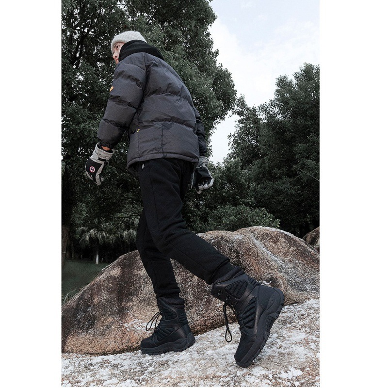 Men'shoes outdoor shoes men's tactical boots high-top camping picnic off-road training shoes hiking hiking shoes cross