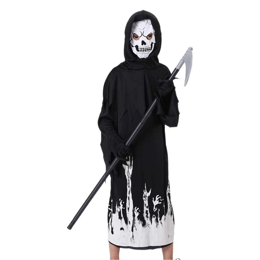 Halloween death COS costume sickle luminous death cosplay European and American style vampire party hipster dress up