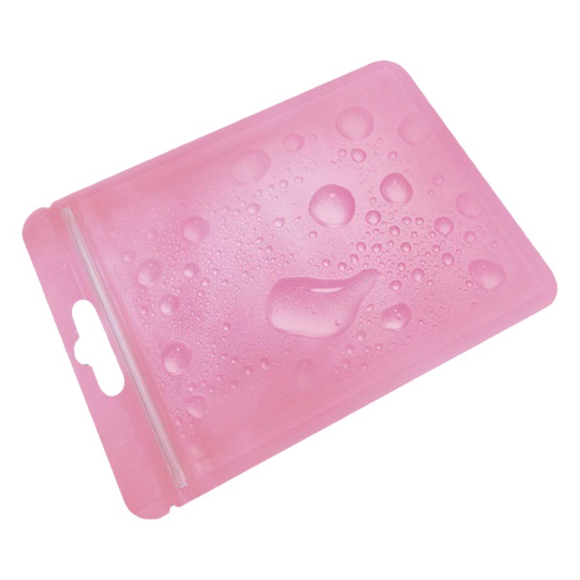 Macaron self-sealing bag goo card storage bag thickened color Pearl film Yin Yang bag card holder packing bag in stock