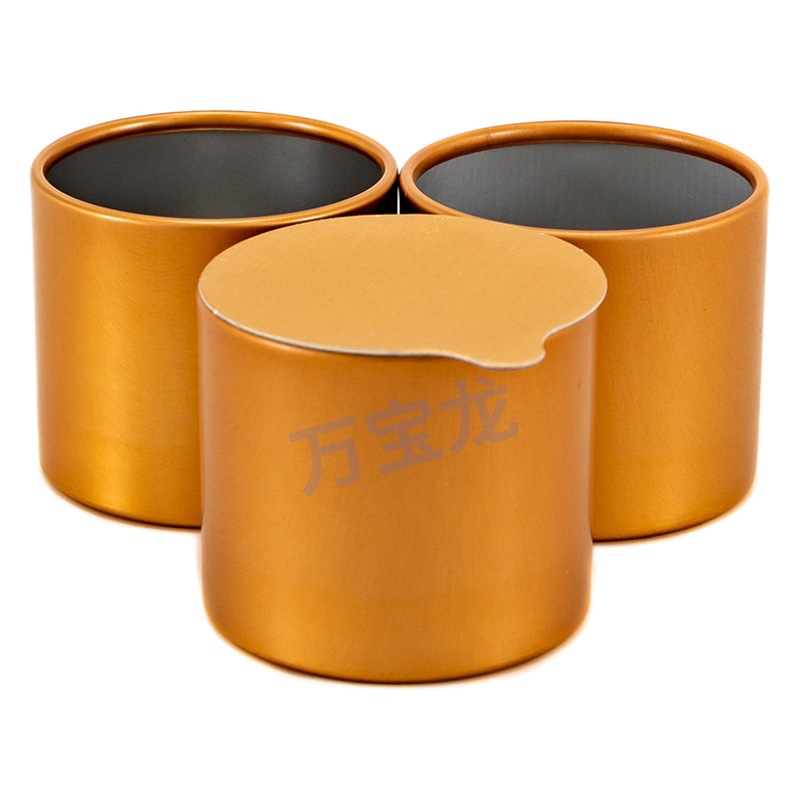 Small cans tea easy pull tea sealed small bubble cans aluminum cans sealed easy tear round cans Mini small tea cans small size aluminum alloy