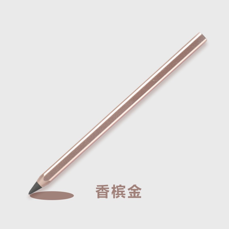 Picture of Metal pen eternal pen eternal pencil square 5 Color student supplies basic supplies wholesale