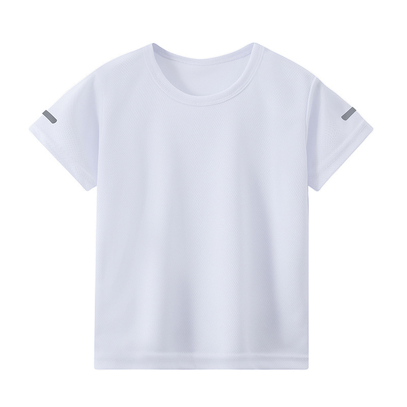 Picture of Overseas Cross-border Summer Children Parent-child Short-sleeved Children to Teenagers Multi-size Boys Quick-drying Sports T-shirt Big Children
