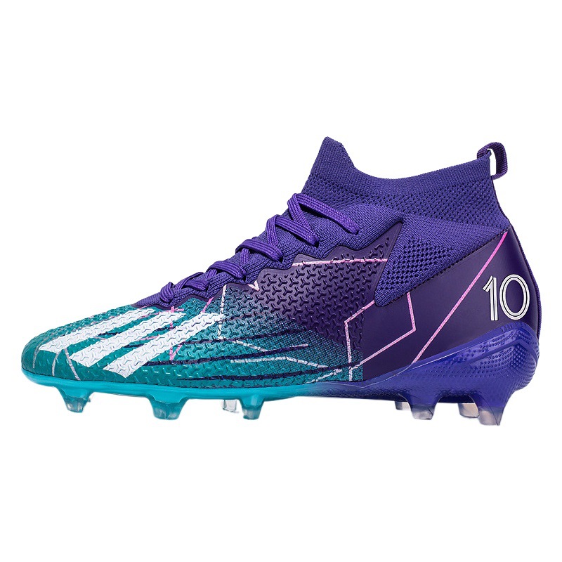 Cross-border Falcon New High-top football Shoes Spike football Shoes TF Shattered Nails Special Training Shoes for Men football