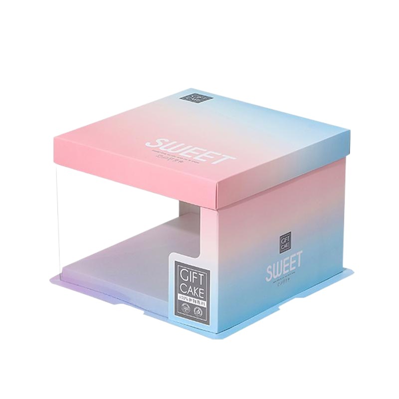 【50 Sets】Birthday Cake Boxes 6-Inch 8-Inch 9/10/11/ 12inch 13inch Inch Cake Packaging Boxes Creative Tall Design