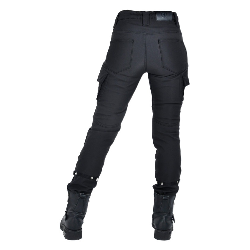 VOLERO Motorcycle Winter Anti-fall Riding Pants Waterproof Fleece-lined Thickened Windproof High Waist Anti-fall Pants for Women