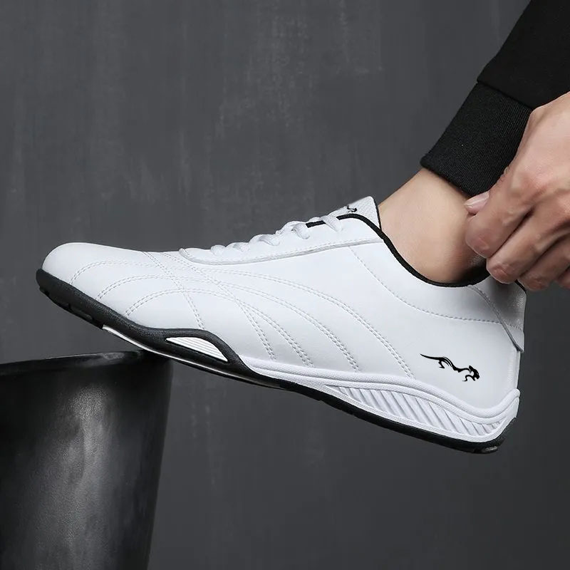 Shoes men's new travel shoes soft bottom leather trend casual shoes fashion light men's sneaker cross-border wholesale