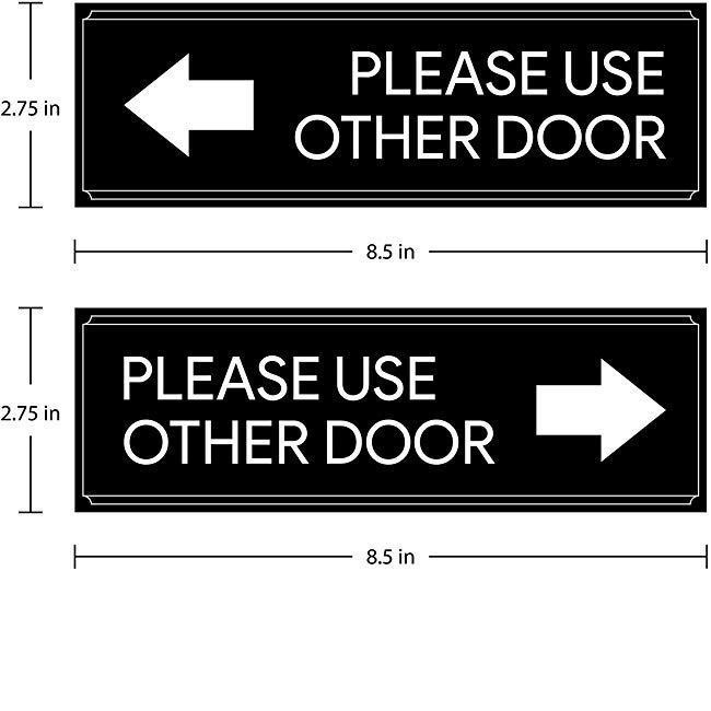 PLEASE USE OTHER DOOR sliding door stickers two sets of sale order size 7x22cm