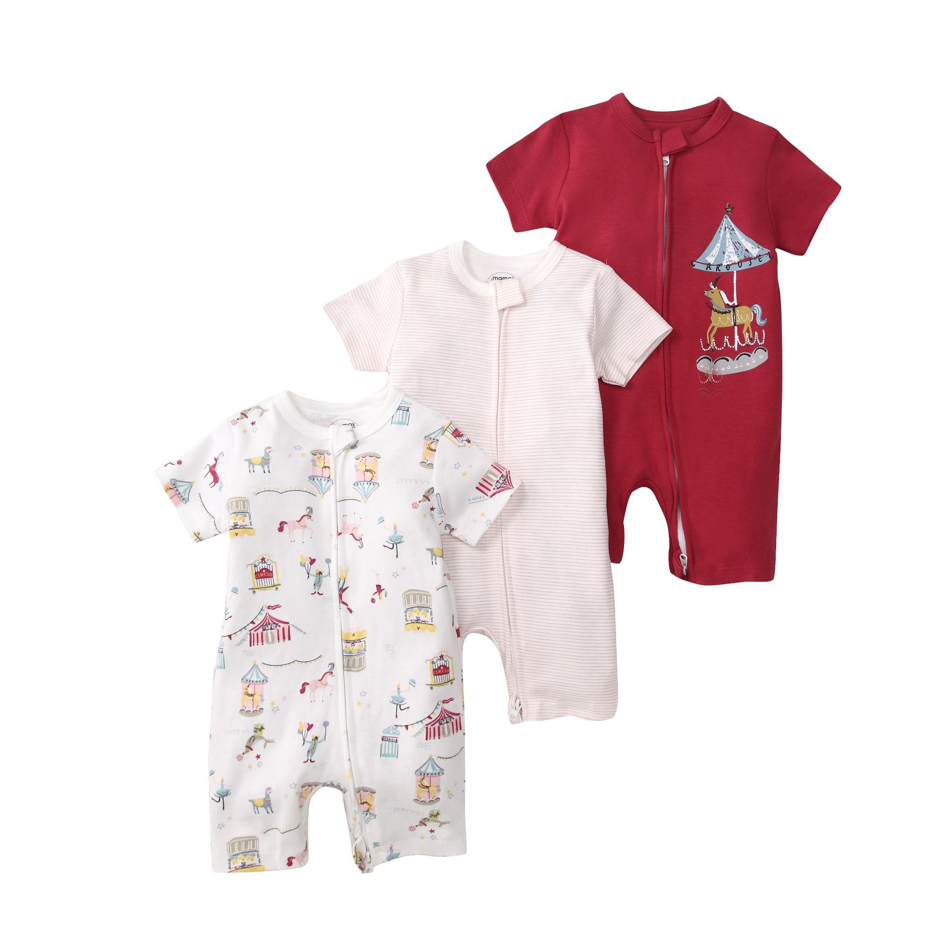 Picture of Foreign trade children's clothing summer baby jumpsuit short sleeve double zipper climbing clothing newborn baby gift box for cross-border