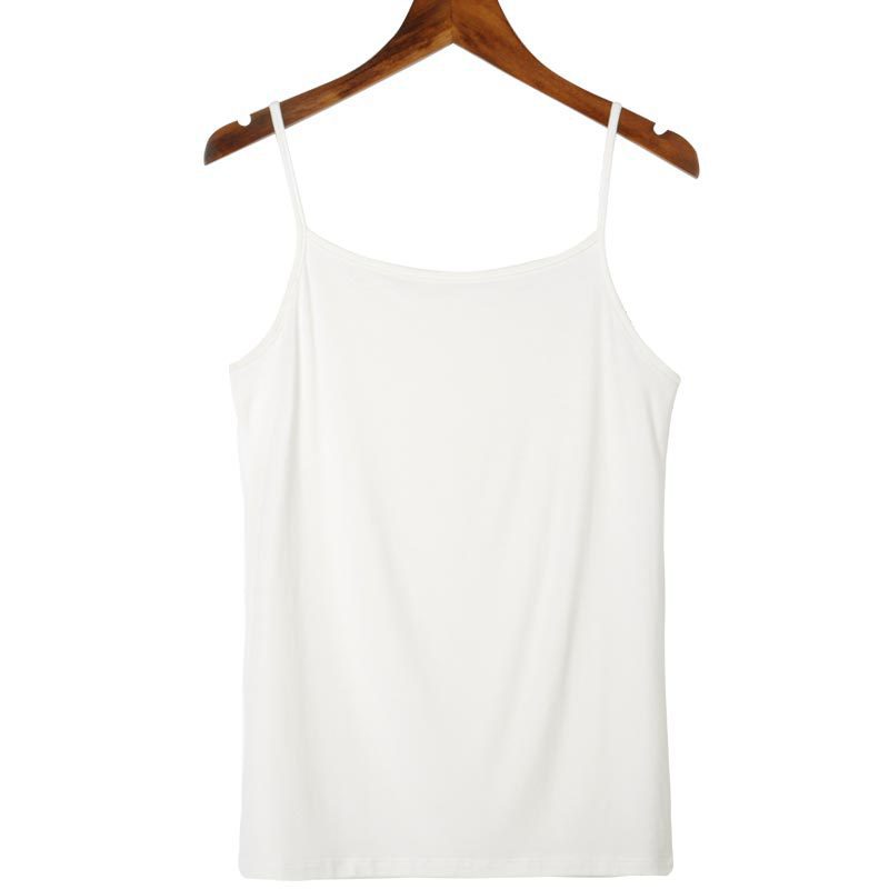 Picture of Factory Direct Sales Spring and Summer Versatile Camisole Women's Simple Solid Color Slim Elastic Bottoming Shirt Wholesale Dropshipping