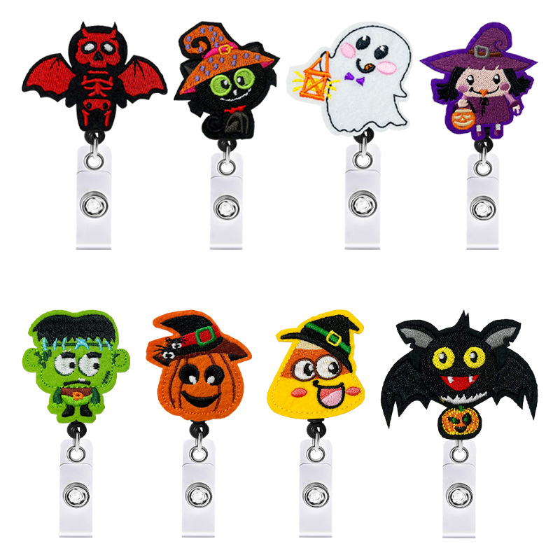 23 years autumn new Halloween cartoon cute children felt retractable rotating easy to pull gift