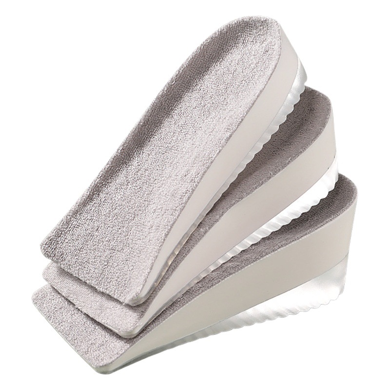 Inner Heightened Insole Women's Special Sports Deodorant Breathable Soft Bottom Men's Silicone Invisible Half Pad for Martin Boots