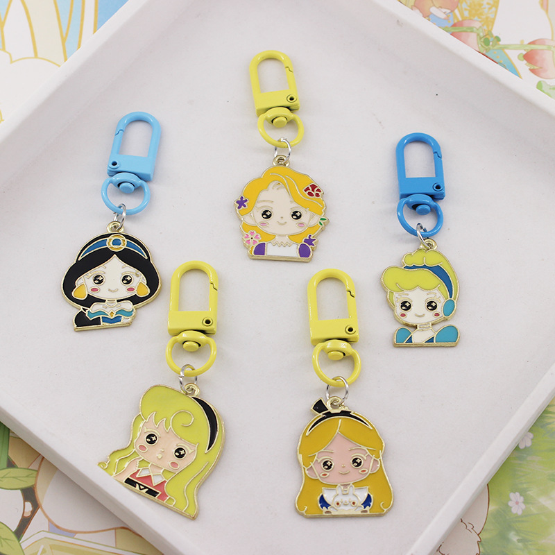 Picture of Princess Escape series Hua Mulan Elsa keychain Snow White AirPods bag key ring pendant