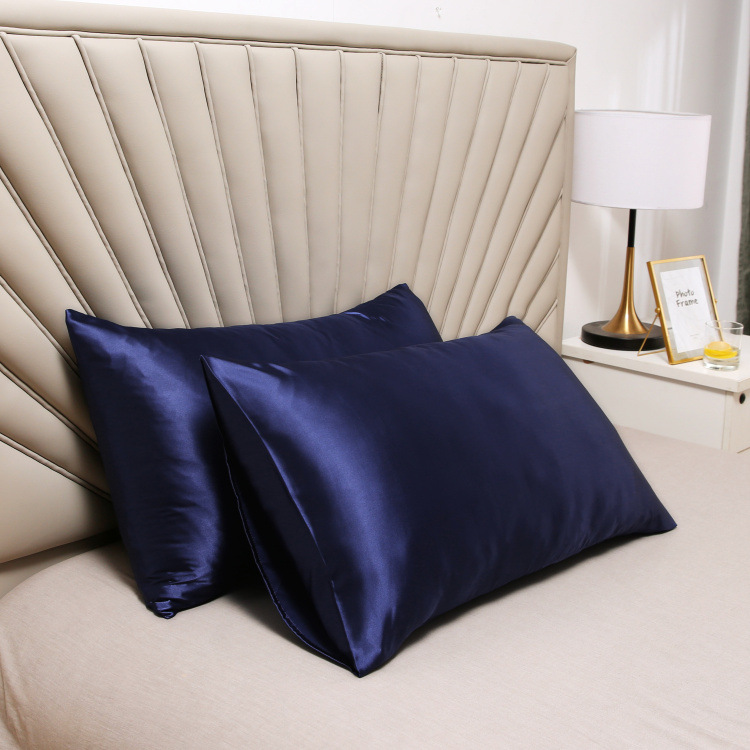 Picture of Factory Batch Cross-border AliExpress Silk Satin Ice Silk Satin pillowcase Single Imitation Silk pillowcase