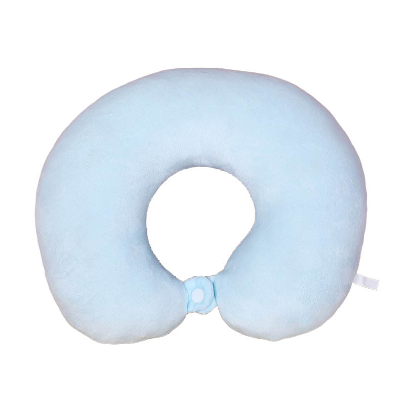 Picture of New PP cotton solid color U-shaped pillow headrest office nap pillow travel rest cervical pillow wholesale