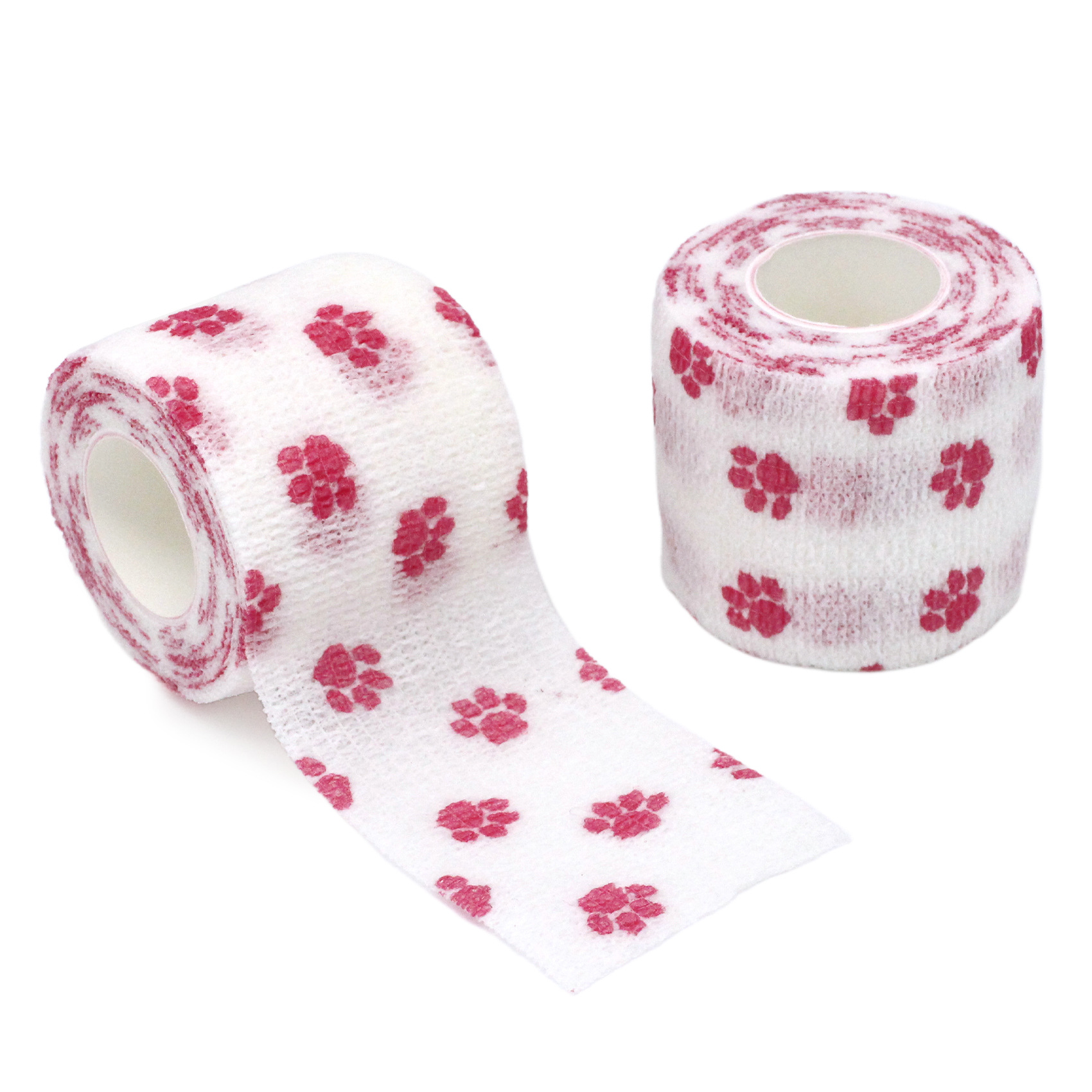 Picture of Factory wholesale non-woven self-adhesive elastic elastic bandage sports protection ankle pet print finger bandage