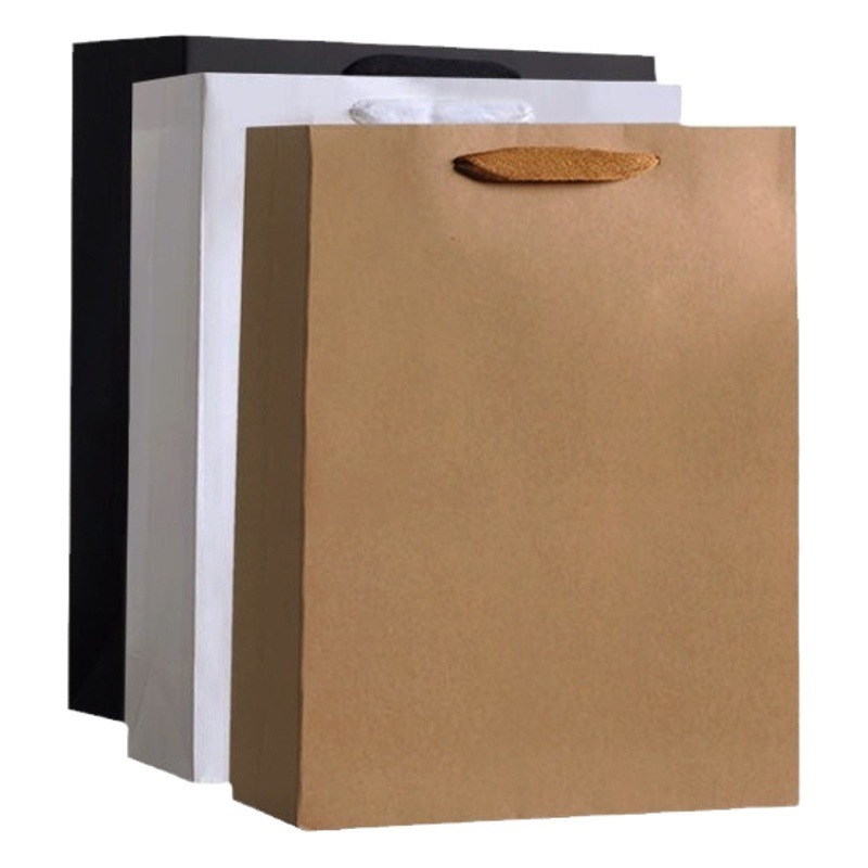 Clothing portable paper bag gift bag thickened high-grade kraft paper bag shopping bag packaging tote bag printed logo