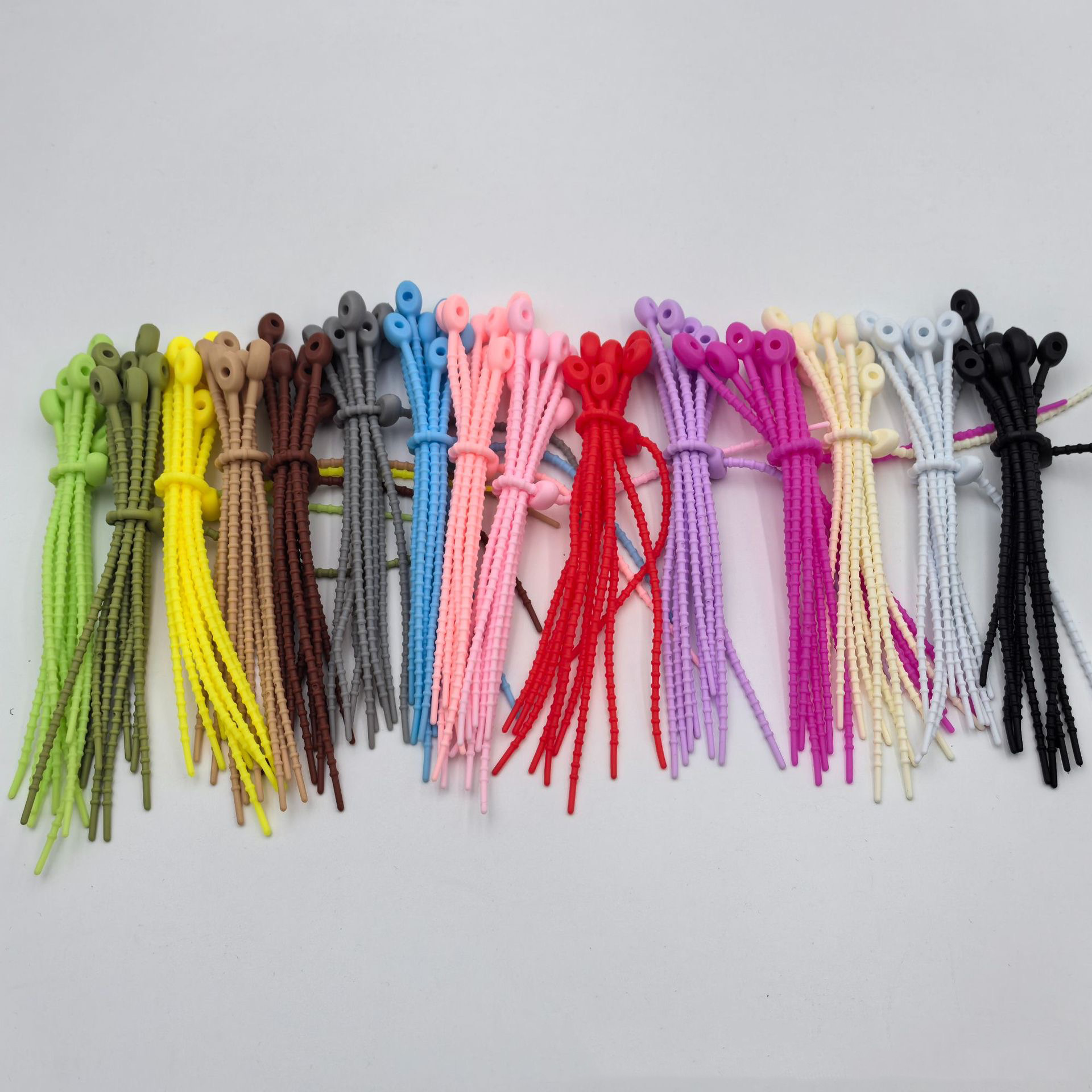 Picture of Cross-border Silicone Cable Tie Storage Belt Various Sizes Suitable for Most Supplies Storage Recyclable Winch