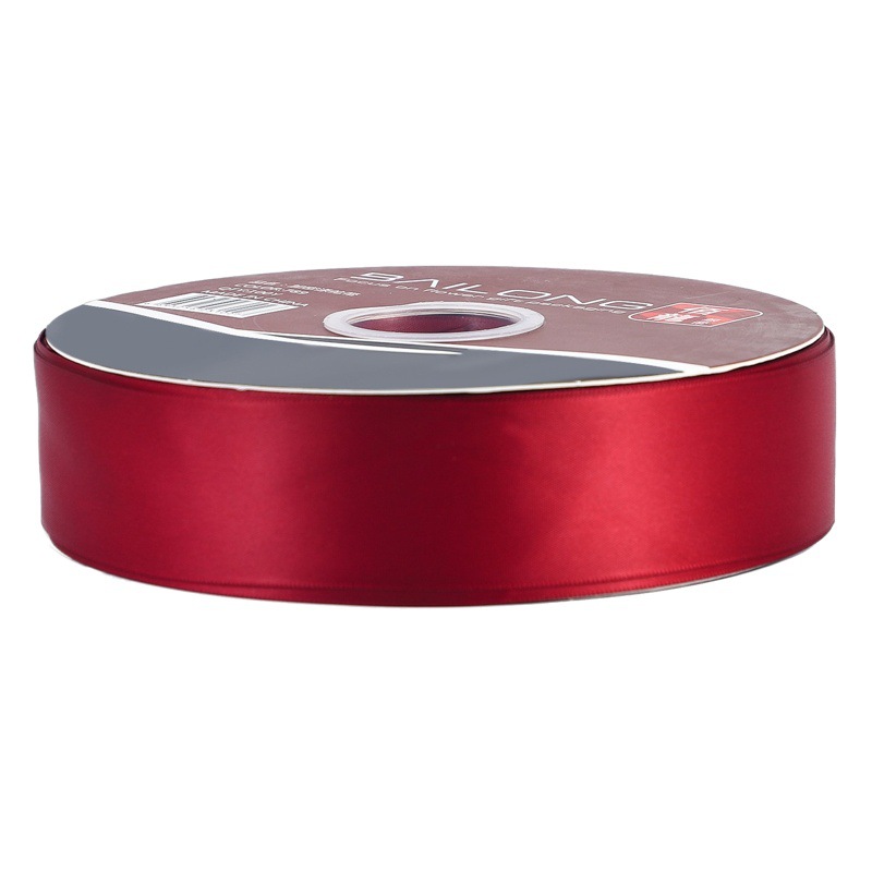 2.5cm high density ribbon single-sided polyester ribbon flower packaging cake decorative ribbon ribbon cake ribbon
