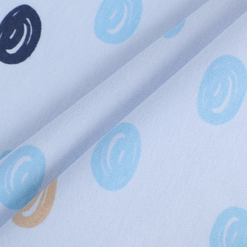 Picture of Combed Cotton Printed Cloth Cotton Wool Printed Knitted Double-sided Cloth Autumn and Winter Climbing Clothes Pajamas Baby Fabric