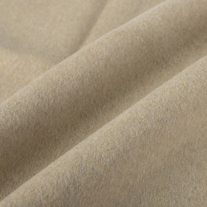 Picture of Foreign Trade Wholesale Cashmere Smooth Wool Fabric Japanese and Korean Plain Outwear Clothing Outwear Wool Fabric Double-Sided Woolen Fabric