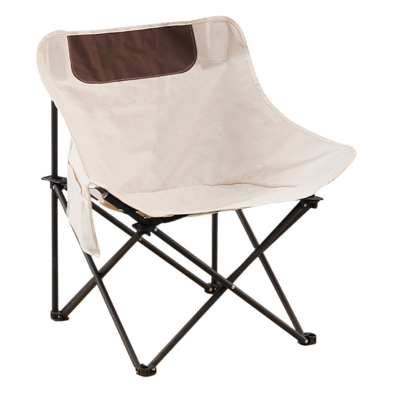 Outdoor Folding Chair Moon Chair Portable Camping Chair Art Sketch Chair Recliner Fishing Chair Backrest Chair Comfortable