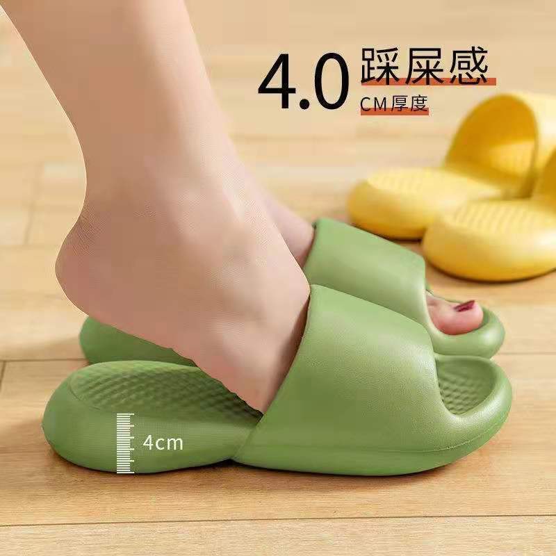 New Slippers Women's Household Home Non-slip Couple Home Women's Indoor Bath Thick Bottom Mute Dirty Resistant Sandals for Men