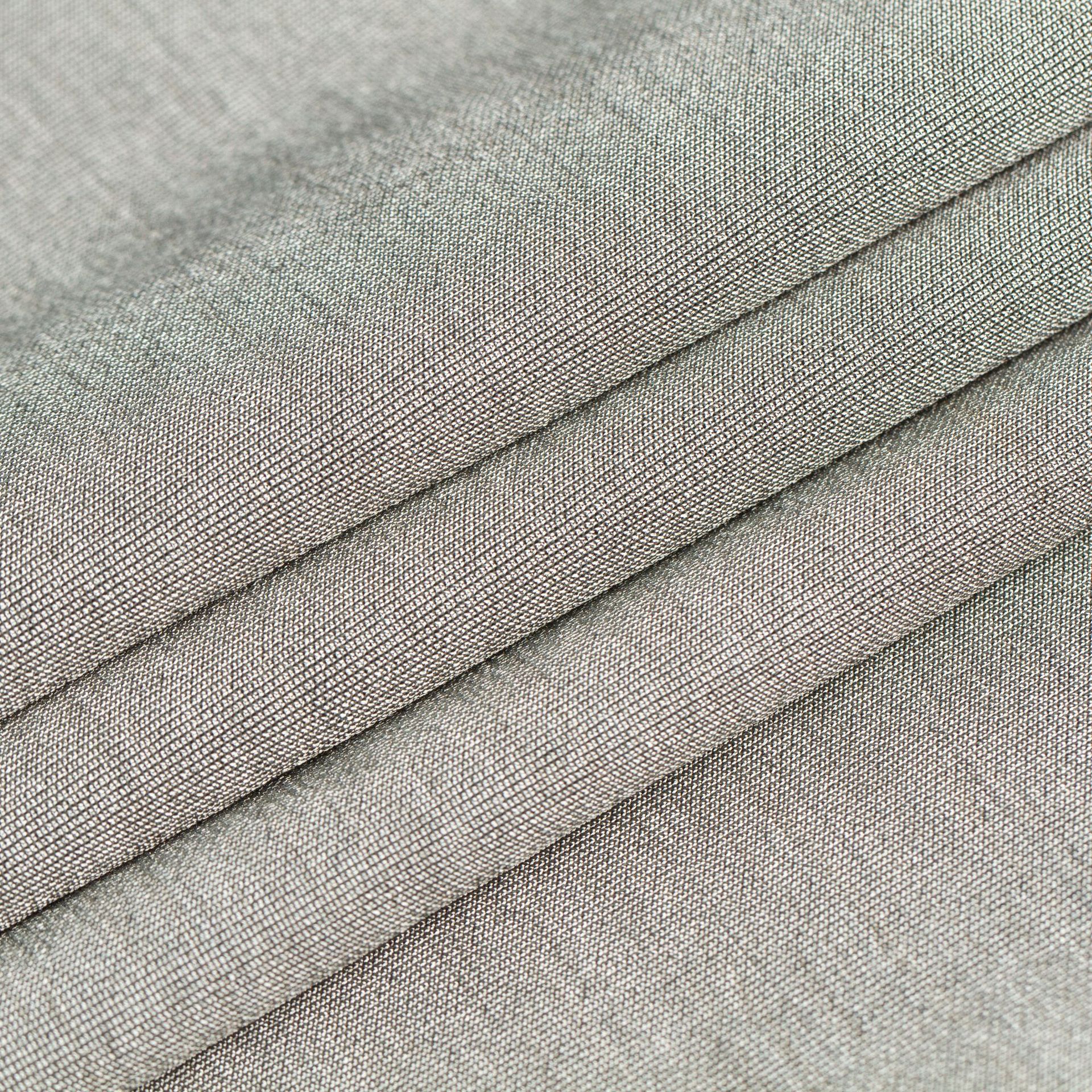 Picture of Modal silver fiber interwoven flat double-sided conductive anti-static electromagnetic wave shielding EMF SHIELD knitted fabric