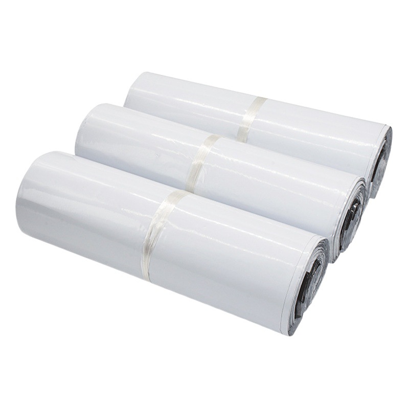 Spot white express packaging bag thickened 28 42 waterproof SF new material large bag wholesale express bag