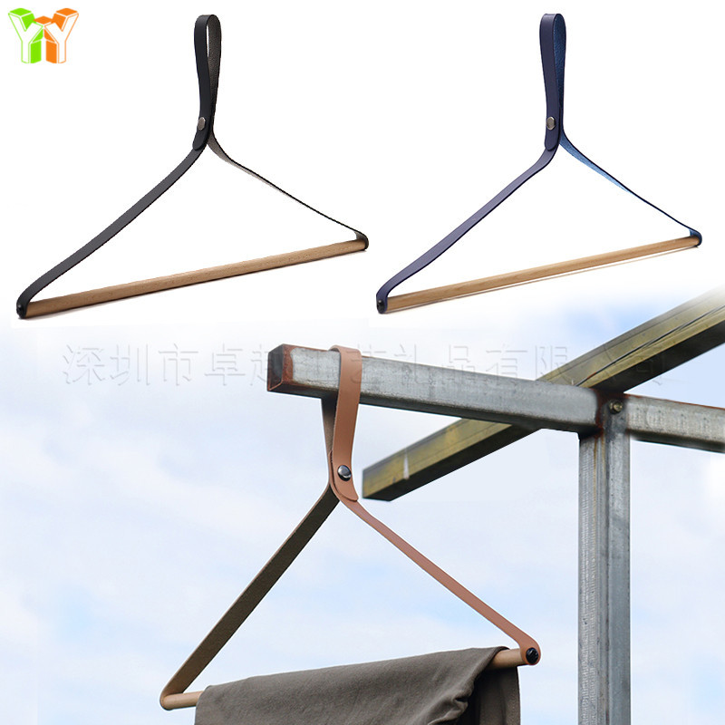 In stock outdoor camping beech hanger thickened Beech towel rack creative household log clothes rack factory wholesale